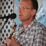 Adam Steffey with The Boxcars at the 2016 Delaware Valley Bluegrass Festival - photo by Frank Baker