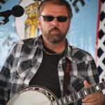 Ron Stewart with The Boxcars at the 2016 Delaware Valley Bluegrass Festival - photo by Frank Baker