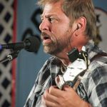 Ron Stewart with The Boxcars at the 2016 Delaware Valley Bluegrass Festival - photo by Frank Baker