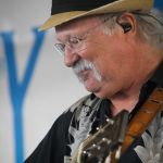 Dudley Connell with Seldom Scene at the 2016 Delaware Valley Bluegrass Festival - photo by Frank Baker