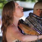 Anya Hinkle with Tellico at the 2015 Bluegrass on the Grass Festival - photo by Frank Baker