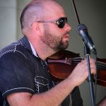 Justin Haynes with Russell Moore & IIIrd Tyme Out at the 2015 Bluegrass on the Grass Festival - photo by Frank Baker