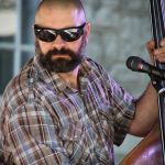 Stig Stiglets with Tellico at the 2015 Bluegrass on the Grass Festival - photo by Frank Baker