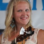 Missy Armstrong with Detour at the 2014 Delaware Valley Bluegrass Festival - photo by Frank Baker