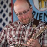 Lloyd Douglas with Detour at the 2014 Delaware Valley Bluegrass Festival - photo by Frank Baker