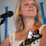 Missy Armstrong with Detour at the 2014 Delaware Valley Bluegrass Festival - photo by Frank Baker