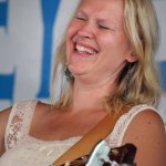 Missy Armstrong with Detour at the 2014 Delaware Valley Bluegrass Festival - photo by Frank Baker