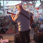 Jim Hurst at the 2014 Delaware Valley Bluegrass Festival - photo by Frank Baker