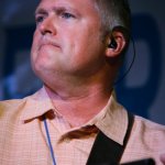 Allen Mullen with The Grass Cats at the 2014 Delaware Valley Bluegrass Festival - photo by Frank Baker