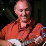 Rick Lafleur with The Grass Cats at the 2014 Delaware Valley Bluegrass Festival - photo by Frank Baker