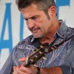 Terry Eldridge with The Grascals at the 2014 Delaware Valley Bluegrass Festival - photo by Frank Baker