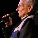 Ralph Stanley at the 2014 Delaware Valley Bluegrass Festival - photo by Frank Baker