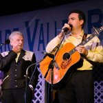 Ralph Stanley and Ralph Stanley II at the 2014 Delaware Valley Bluegrass Festival - photo by Frank Baker