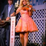 Rhonda Vincent at the 2014 Delaware Valley Bluegrass Festival - photo by Frank Baker