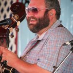 Darren Nicholson with Balsam Range at the 2014 Delaware Valley Bluegrass Festival - photo by Frank Baker