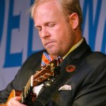 Jamie Dailey with Dailey & Vincent at the 2014 Delaware Valley Bluegrass Festival - photo by Frank Baker