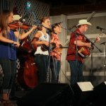 The Quebe Sisters at the Delaware Valley Bluegrass Festival (September 2012) photo by Frank Baker
