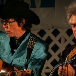 Kenny Vaughan and Marty Stuart at the Delaware Valley Bluegrass Festival (September 2012) photo by Frank Baker