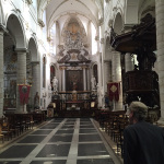 Begjinhof Church in Belgium seen during the Po' Ramblin' Boys Back To The Mountains EuroTour 2016
