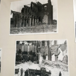 Scenes from the damage to St. Catharina's Church in Belgium during WWII seen during the Po' Ramblin' Boys Back To The Mountains EuroTour 2016