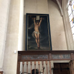 St. Catharina's Church in Belgium seen during the Po' Ramblin' Boys Back To The Mountains EuroTour 2016