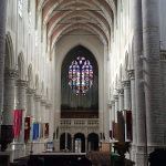 St. Catharina's Church in Belgium seen during the Po' Ramblin' Boys Back To The Mountains EuroTour 2016