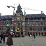 Street scene in Antwerp visited during the Po' Ramblin' Boys Back To The Mountains EuroTour 2016