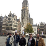 Street scene in Antwerp visited during the Po' Ramblin' Boys Back To The Mountains EuroTour 2016