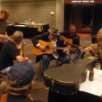 Jamming with Dr. Banjo and David Peterson at Fan Fest 2012 - photo by Dan Loftin