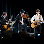 Jake Duncan, Mark O'Connor, and Evan Alexander at the National Fiddler Hall of Fame (2/6/13) - photo by Ken Ames