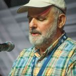 Ken Irwin presenting the Distinguished Achievement Award to Boston Bluegrass Union at World of Bluegrass 2016 - photo by Frank Baker