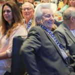 Del McCoury enjoying the Special Awards luncheon at World of Bluegrass 2016 - photo by Frank Baker Union