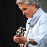 Keith Little with the Peter Rowan Bluegrass Band at Wide Open Bluegrass 2016 - photo by Frank Baker