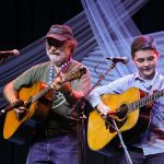 Wayne Henderson and Presley Barker at World of Bluegrass 2016 - photo by Frank Baker