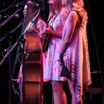 Ashley and Lindsey Nale with Loose Strings at World of Bluegrass 2016 - photo by Frank Baker