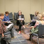 David Morris leads a breakout in the Power of Language seminar at World of Bluegrass 2016 - photo by Frank Baker