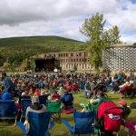 Sam Bush at FreshGrass 2013 - photo by Dave Hollender
