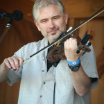 Paul Kramer with Charlie Sizemore at Gettysburg (May 18, 2012) - photo by Frank Baker