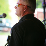 Randy Jones with Lonesome River Band at Gettysburg (May 18, 2012) - photo by Frank Baker