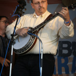 Danny Barnes with Charlie Sizemore at Gettysburg (May 18, 2012) - photo by Frank Baker