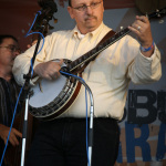 Danny Barnes with Charlie Sizemore at Gettysburg (May 18, 2012) - photo by Frank Baker