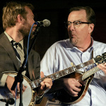 Adam Steffey jamming with Steep Canyon Rangers at Gettysburg (May 18, 2012) - photo by Frank Baker