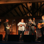 Adam Steffey jamming with Steep Canyon Rangers at Gettysburg (May 18, 2012) - photo by Frank Baker