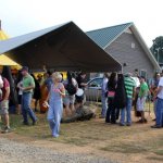 On site at Galax, 2012 - photo by Carol McDuffie