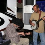 On site at Galax, 2012 - photo by Carol McDuffie