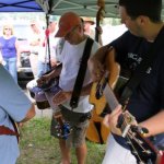 On site at Galax, 2012 - photo by Carol McDuffie