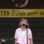 On site at Galax, 2012 - photo by Carol McDuffie