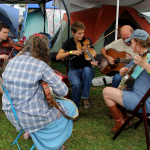 On site at Galax, 2012 - photo by Carol McDuffie