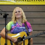 On site at Galax, 2012 - photo by Carol McDuffie