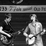 On site at Galax, 2012 - photo by Carol McDuffie